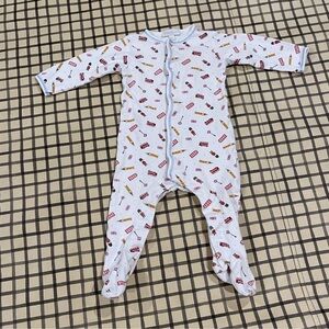 Magnolia Baby British-Themed Footie Pajamas. Unisex Sz 6 months